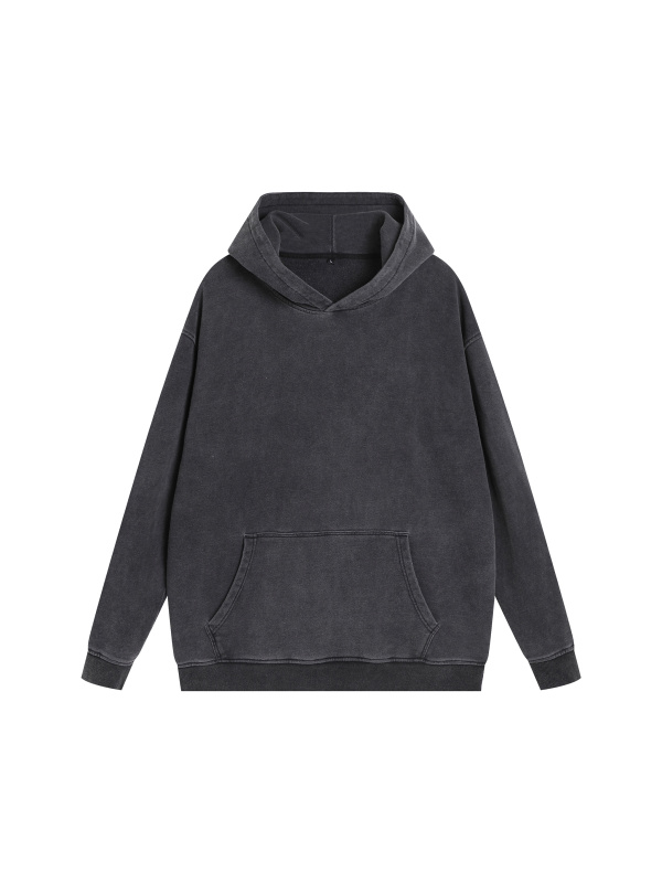 Eco-friendly Enzyme Washed Hoodie #AMW002 | TAPSTITCH